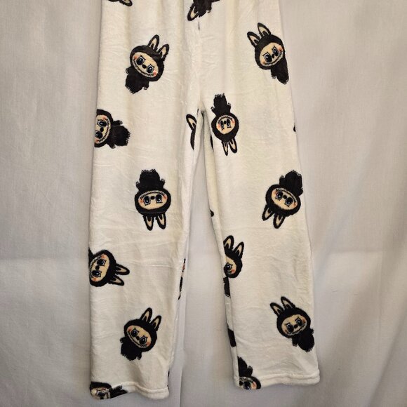 Adult White Fleece Labubu pajama pants - Picture 2 of 3